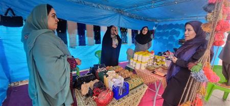 گزارش تصویری از بیست‌ویكمین نمایشگاه دستاوردها و توانمندی‌های زنان روستایی و عشایر جنوب كرمان