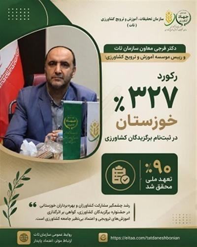 استقبال بی‌سابقه كشاورزان از رویداد ملی انتخاب برگزیدگان